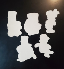 The Simpsons Bart Simpson Sticker Vinyl Decal Cartoon Lot 5 Stickers 2.5″ x 1.5″