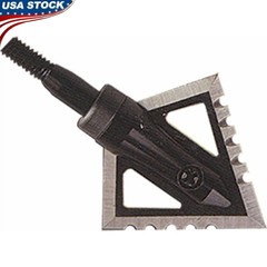 Black Hornet Ser-Razor 2 Blade Broadhead 100 125 Grain 3 Pack Cutting Diameter
