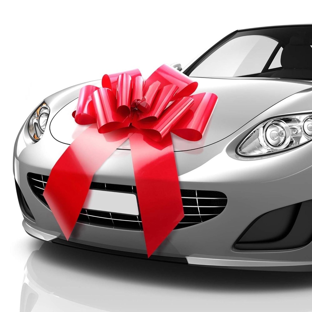 Usa Big Car Bow Red, 23 Inch Gift Bow, Giant Bow for Car, Birthday Bow, Huge …