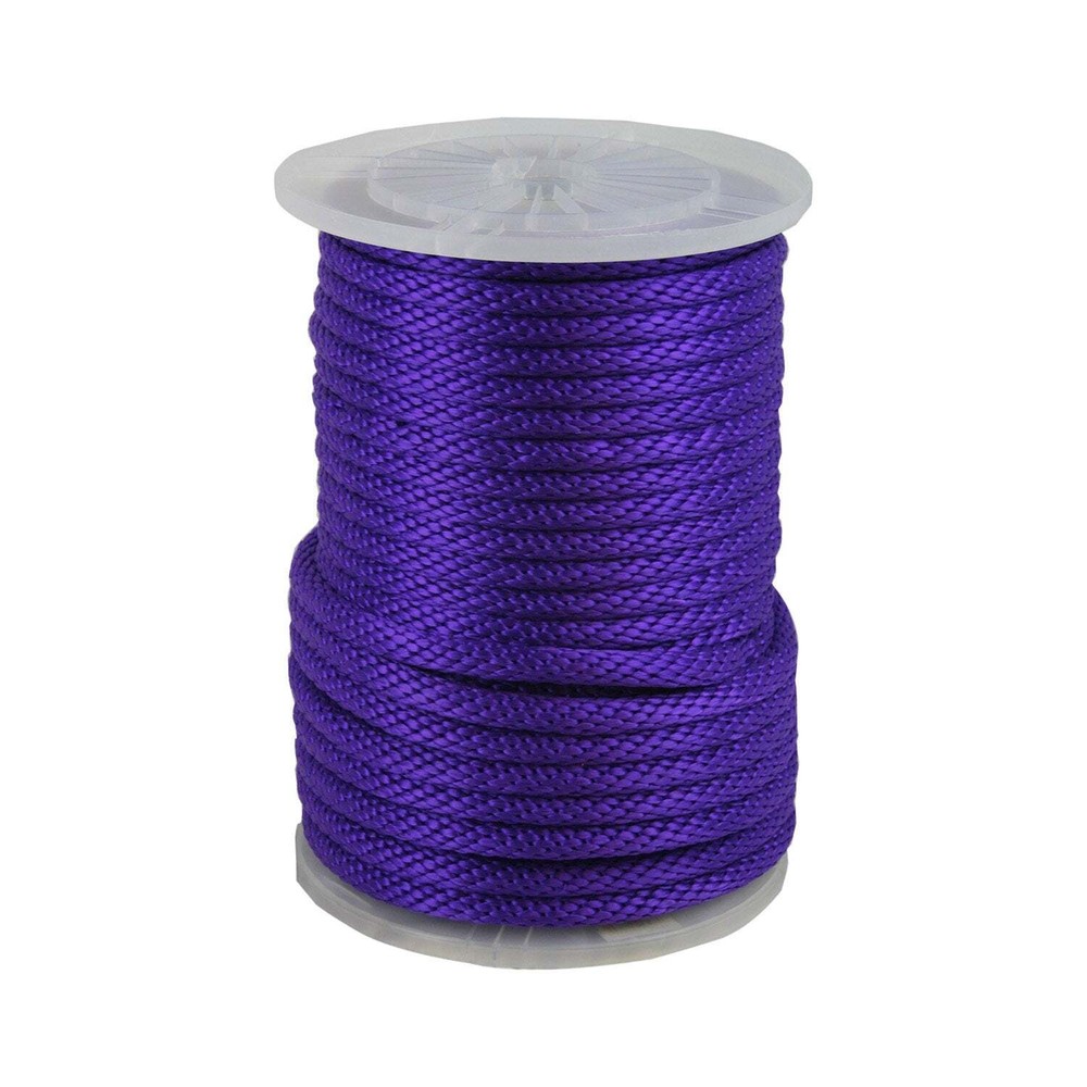 115427 5/8in Solid Braid Multifilament Poly Purple Halter Rope 200ft