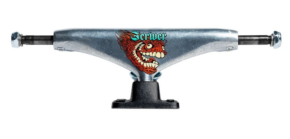 Thunder T-II Frank Gerwer Grimple Stix 149 Silver Skateboard Trucks 8.5″ Axle