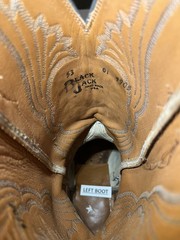Black Jack Hand Made (USA) American Alligator Boots 8.5D