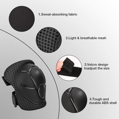 Protective Gear Set, Knee Pads for Kids 3-10 Years Old, Toddler Elbow Pads, Wris