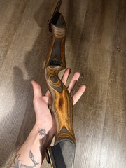 Vintage Bear Recurve Bow Bear Hunter TD 60”-55, With Original Manual