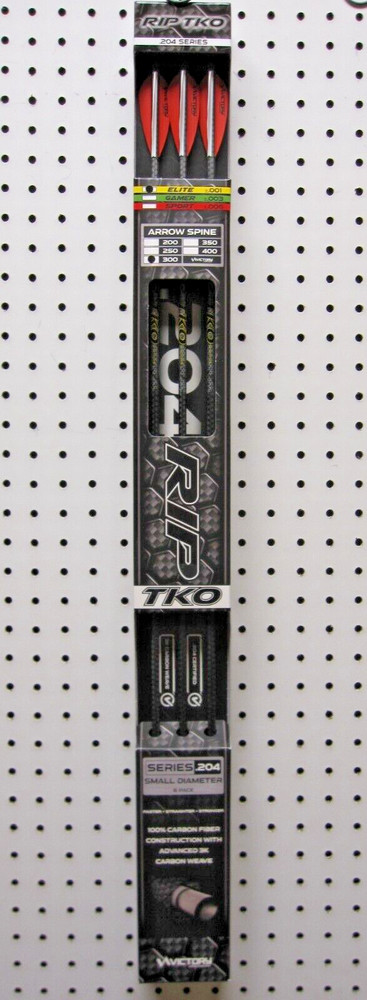 New-Victory RIP TKO Elite V1 .001 300 .204 Hunting Arrow 6 Pack