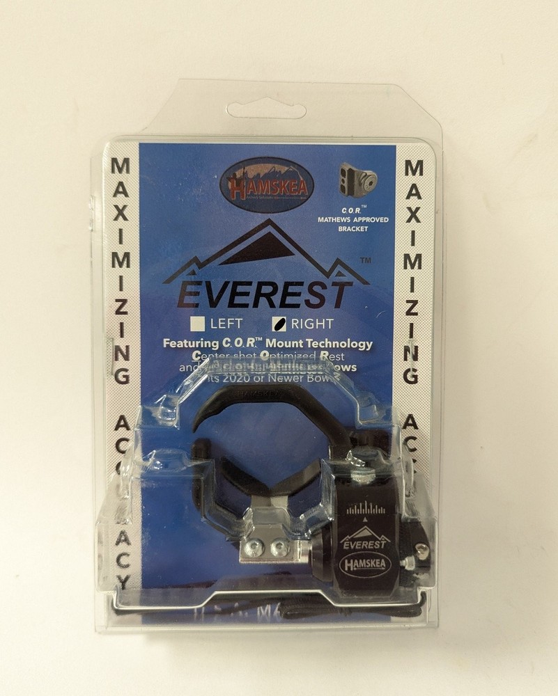 Hamskea Everest Arrow Rest with Mathews Bracket – RH – Black #204771