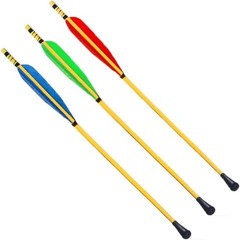 10-Pack Black Rubber Arrowheads for Safe Stump Shooting and Archery Training