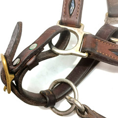 Vintage Leather Simco Halter – Fancy and Rare!