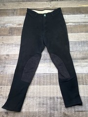 Devon-Aire Riding Pant Women Gray Equestrian Horse Faded Stretch Breeches 26*
