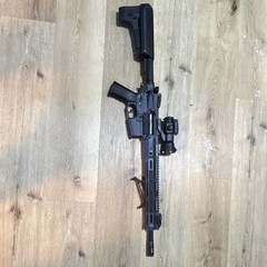 KRYTAC Trident MK II AEG Airsoft Rifle w/ Case, Manual & 4 Magazines and BBS