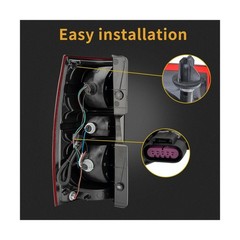 Tail Light Assembly Compatible With 2007-2014 Chevy Tahoe/Suburban Driver and…
