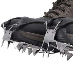 1 Pair 18 Teeth Crampons Fishing Snow Shoe Spiked Grips Cleats AntiSlip FF