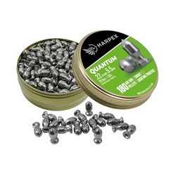 Harpex Quantum .22 (5.5mm) Cal Airgun pellets Heavy impact Precision Lead 29.6gr