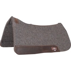Classic Equine Felt Roper Pad – 31×32 – 100% Wool Pressed Felt Contoured Saddle