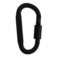 ASR Outdoor 3 Inch Locking Aluminum Carabiner Clip EDC Camping Gear (3 Colors)