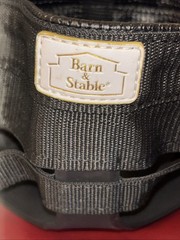 Barn and Stable adjustable Black Nylon/Rubber Horse Pony Yearling Grazing Muzzle