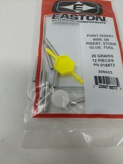 Easton Deep Six 4mm HIT Inserts: Fits G Nock Arrow Shafts: 20 Grain 018873 New