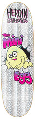 Heroin Mini Egg Holographic 8.38 Shaped Skateboard Deck