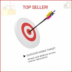 ALOEU 25 x 3Cm Archery Eva Foam Target Self Healing Bow Moving Hunting Practice