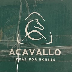 Acavallo AC214 Spine Free Gel & Memory Foam Half Pad Black Large Size 2 New