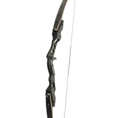 October Mountain OMP1776050 Night Ridge Ilf Recurve Bow Black 60 In. 50 Lbs. Rh