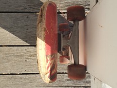 Vintage Santa Cruz Skateboards Everslick Independent Trucks Bullet 60mm 97A Good