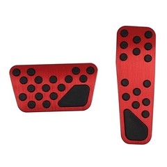 Hecotrax Aluminum Alloy Pedal Cover for Dodge Challenger 20082023 for Charger…