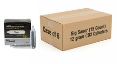 Case of 6 – Sig Sauer 12 Gram CO2 Cylinders (15 count) – Total 90 Wholesale Bulk