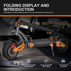 6000W Dual Motors Electric Scooter 11» Off Road Tires E-Scooter 50Mph Max 30Ah