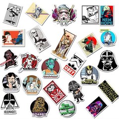 Mix 10/50 PCs StarWars Game Movie Graffiti Luggage Notebook Sticker-No Duplicate