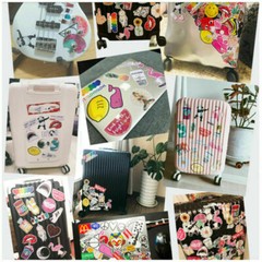 100Pcs Vinyl Skateboard Stickers Bomb Laptop Car Luggage Vinyl Decals Pack Lot