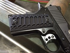 1911 Compact Officer Grips Colt kimber Defender BLACK «Cobra»