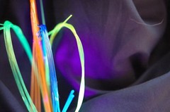 5 FEET of Fiber! 1 Foot each red, yellow, green, blue, orange for Archery