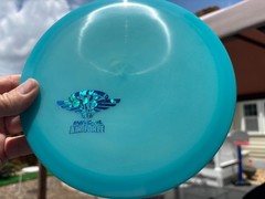 2021 Blue GLOW Flat Champion Eagle Disc Golf Innova Penned (Free Returns) #2416