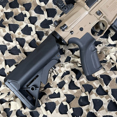 NEW Tippmann Commando 14.5″ Carbine AEG Airsoft Gun – Tan (94209)