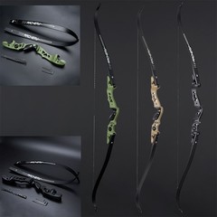 62″ ILF Recurve Bow 25-60lbs Takedown 19» Aluminum Riser Archery Hunting Shoot