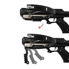 v39 mini slingshot toy play new black metal