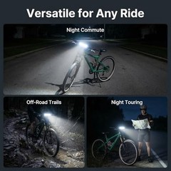 60W 4200LM Dirt Bike LED Light Bar, 12V Plug & Play Motorcycle Handlebar Light
