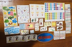 Over 200 Random Stickers Mixed Lot