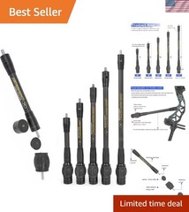 Bow Stabilizer for Compound Bow, Stabilizer Kit, 6″ 8″ 10″ 12″ 15″, Archery B…