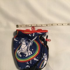 Krieg Chalk Bag Rock Climbing Bouldering Astronaut Unicorn Rainbow Design