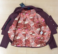 Ovation Elegance Dressage Show Coat Plum Burgundy Rhinestone Trim Size 8