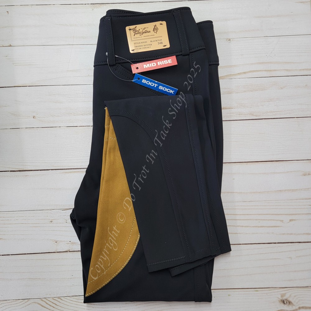 Tailored Sportsman Light Weight Technical Breeches with Clarino Patch – Front Zi