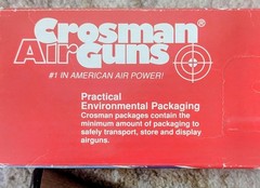 Vintage Crosman Model # 760-D Pumpmaster Air Rifle Tested Works Great! With Box