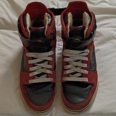 Osiris Rhyme Remix High-Top Skateboarding Shoes Red/Black Men’s US 12