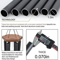 Wind Chimes Outdoor,36 Inch Memorial Wind Chimes Outdoor Large Deep Tone with…