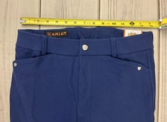 Ariat Heritage Knee Patch Riding Breeches Kids Youth 16R Unisex Navy Blue NWT