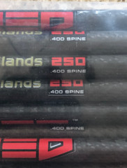 Carbon Express Arrows Maxima Red Badlands (12) Shafts 250 MPN 50975
