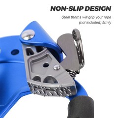 Hand Ascender Aluminum Magnesium Alloy Rock Climbing Handheld Ascender k8is