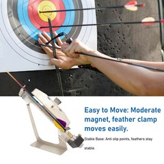 Adjustable Stainless Steel Fletching Jig For Archery Accessories Popular